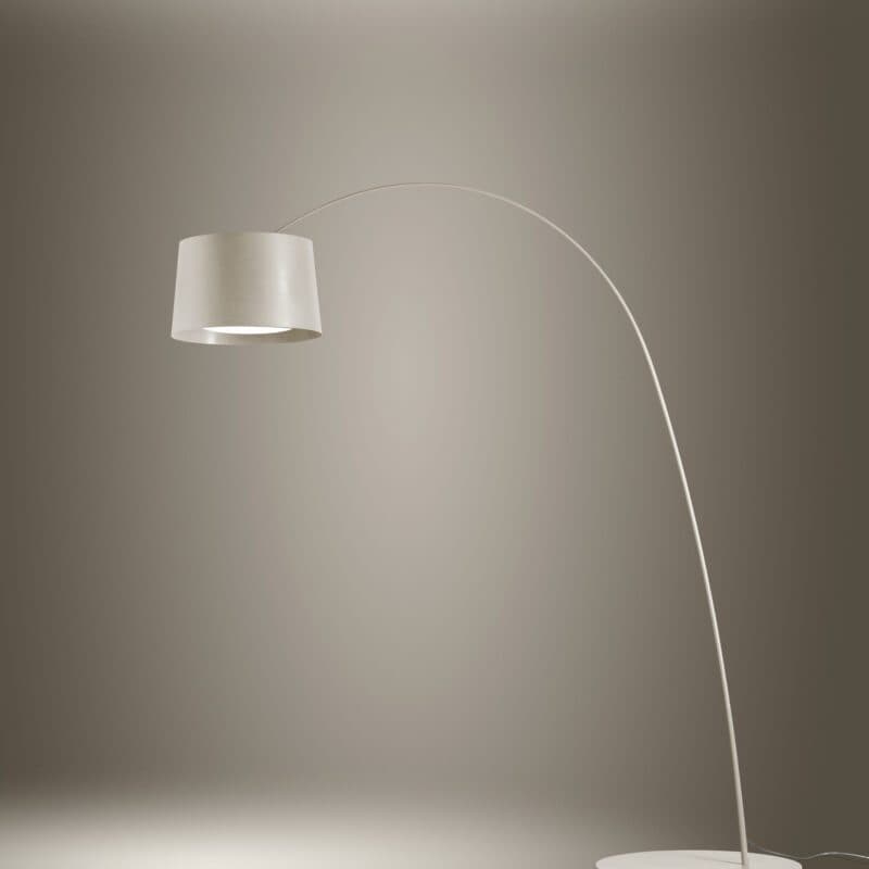 Foscarini Stehleuchte Twiggy Grau-Beige Milieu