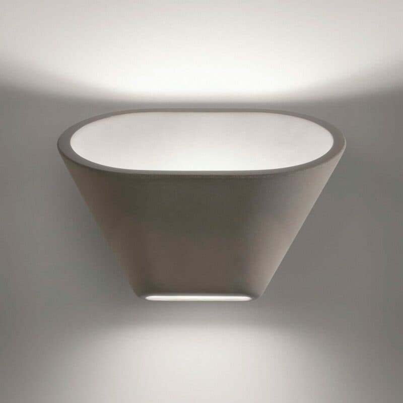 Foscarini Wandleuchte Aplomb Grau Milieu