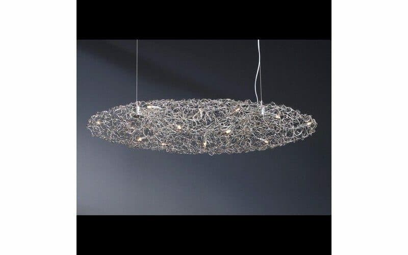 Brand van Egmond Hängeleuchte Crystal Waters Cigar Nickel