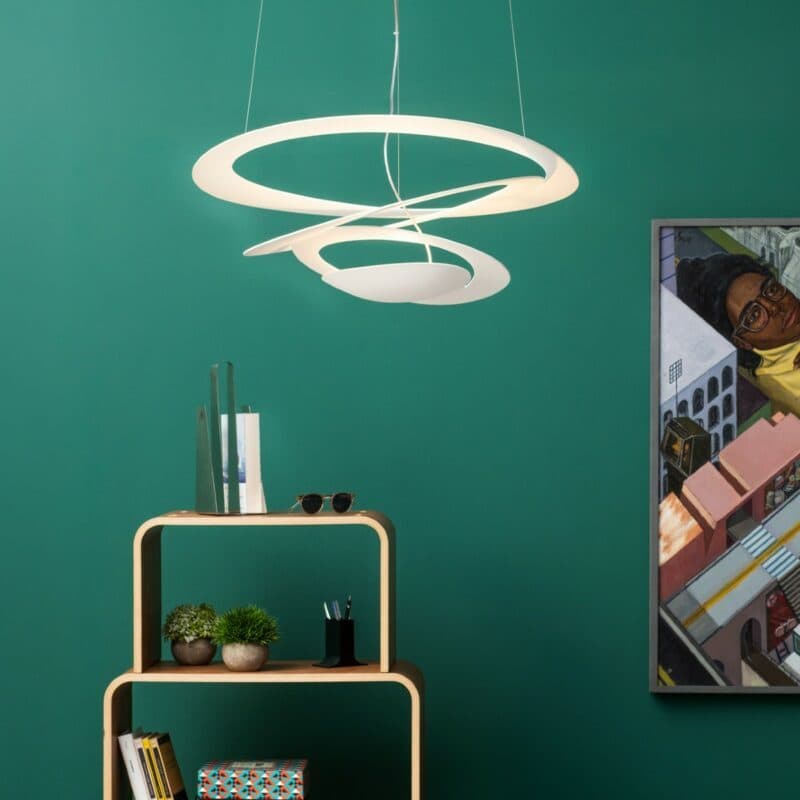Artemide Pendelleuchte Pirce in Weiß Ambientebeispiel