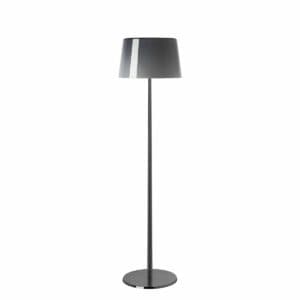 Foscarini Stehleuchte Lumiere XXL Chrom/Grau