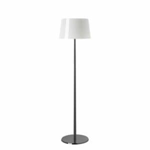 Foscarini Stehleuchte Lumiere XXL Chrom/Weiß
