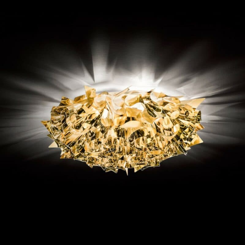 Slamp Wand- und Deckenleuchte Veli Wohnbeispiel in Gold