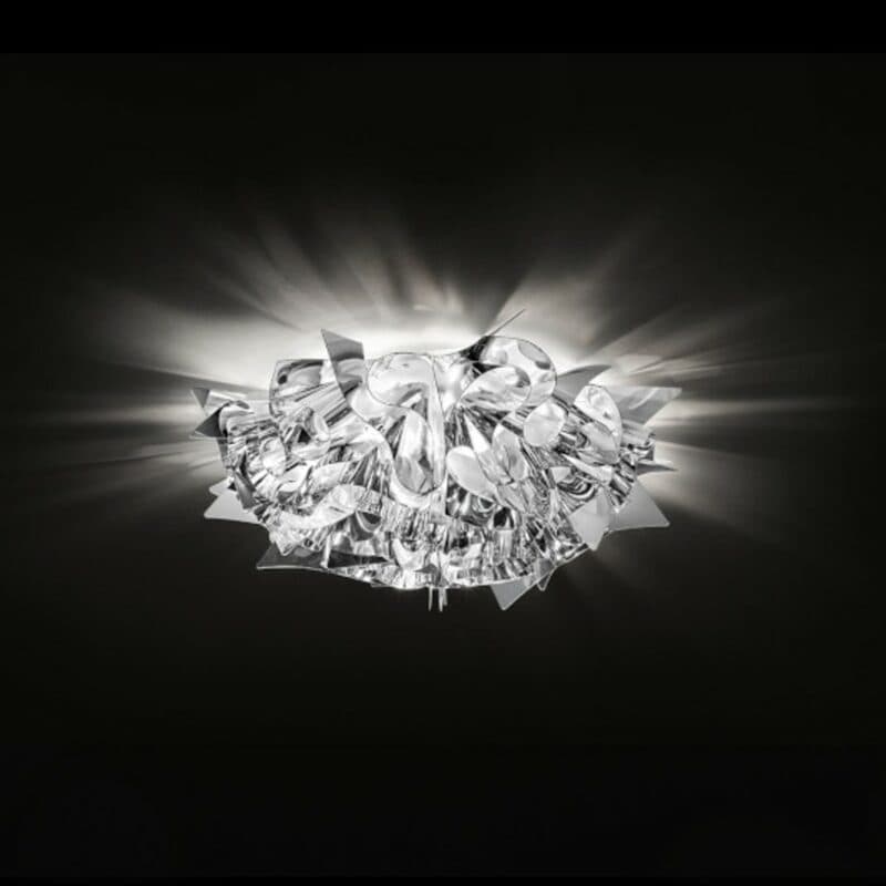 Slamp Wand- und Deckenleuchte Veli Wohnbeispiel in Silber