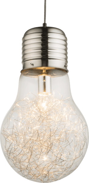 Globo Hängeleuchte Levin 15037 Nickel matt