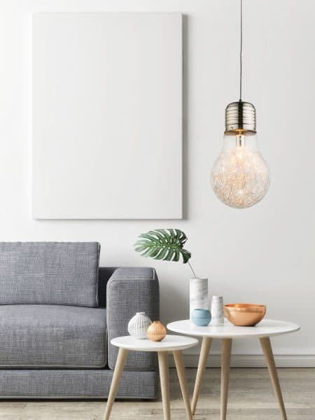 Globo Hängeleuchte Levin 15037 Nickel matt