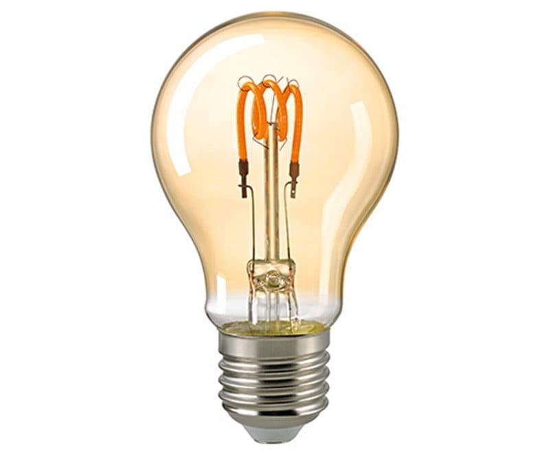 Sigor 4 W LED Curved Normale Gold E27 2000 K Dim 6125001