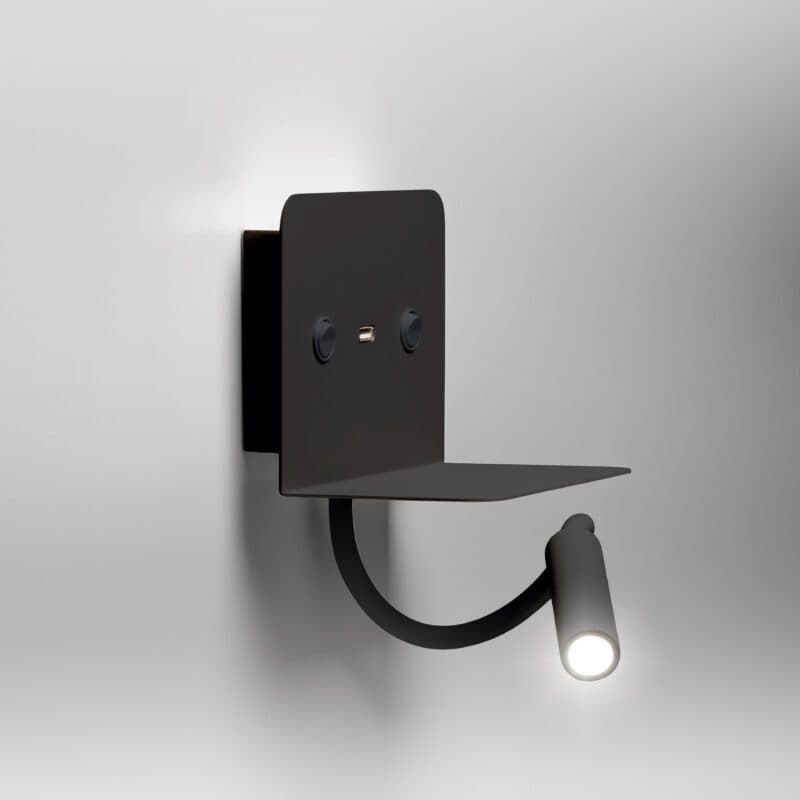 Lupia Licht Wandleuchte Rack Schwarz