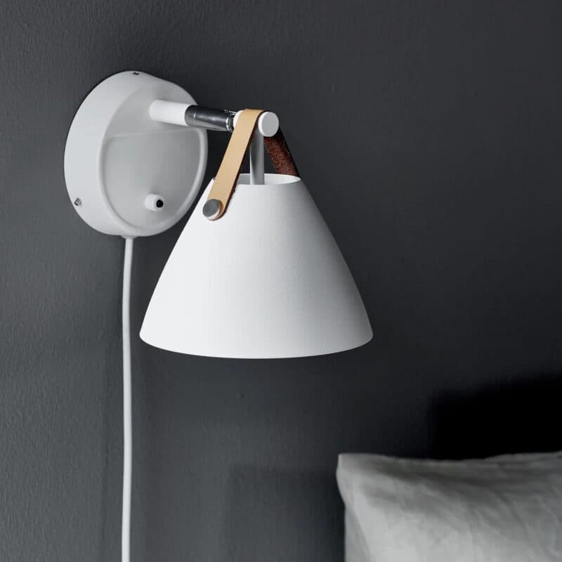 Nordlux DFTP Wandleuchte Strap 15 in Weiß Wohnbeispiel