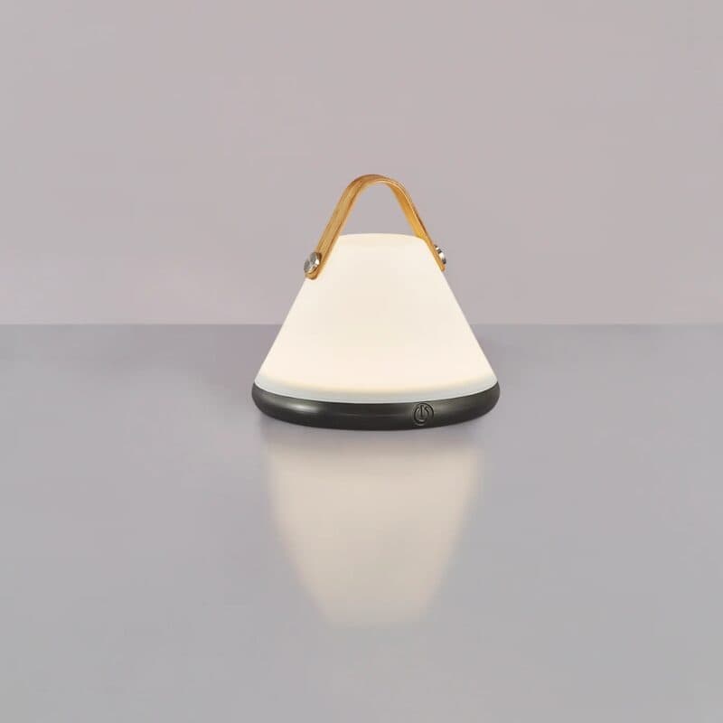 Nordlux Akku-Tischleuchte Strap to Go Beispiel Dimmstufe 1