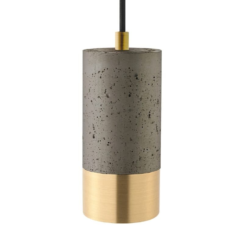 Sigor Pendelleuchte Upset Concrete dunkler Beton/Gold