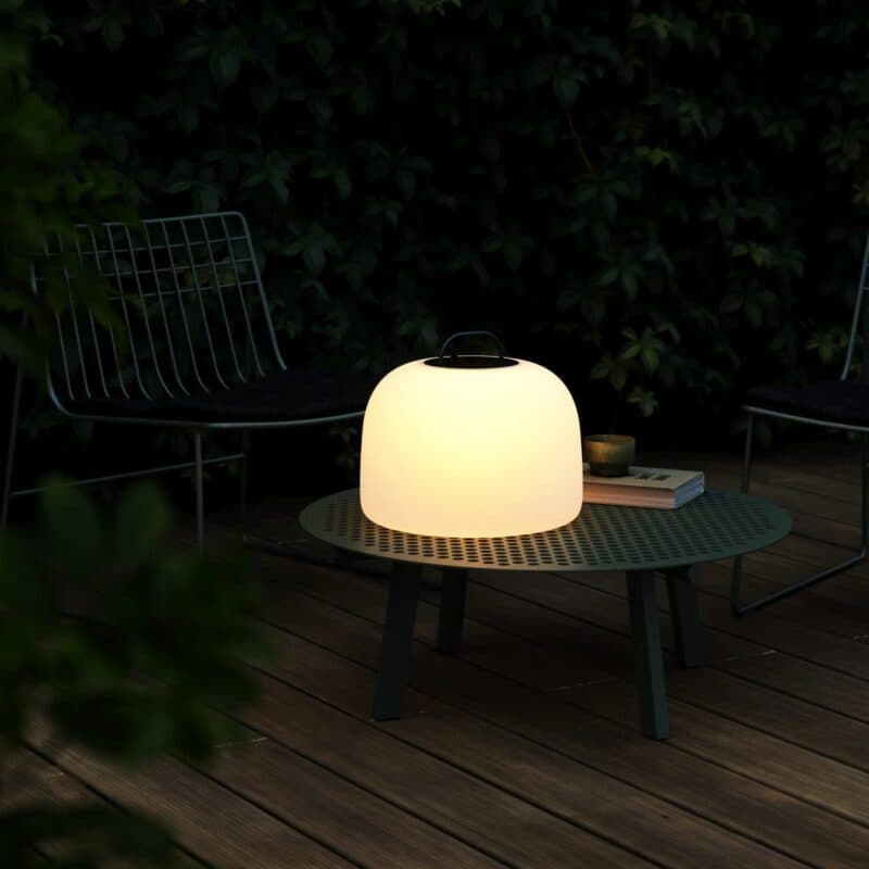 Nordlux Akkuleuchte Kettle 36 cm Wohnbeispiel