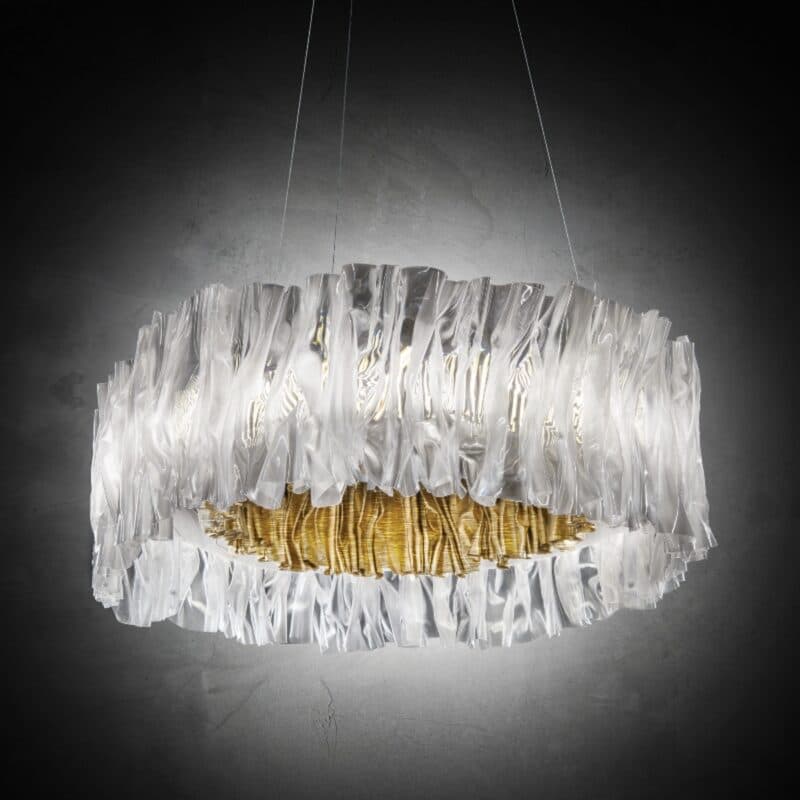 Slamp Pendelleuchte Accordéon Gold