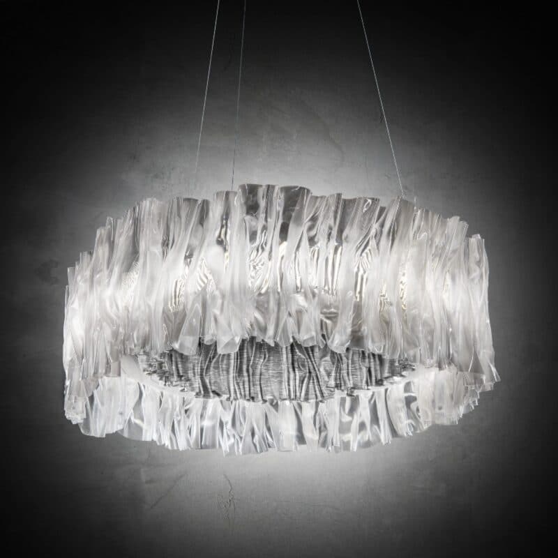 Slamp Pendelleuchte Accordéon Silber