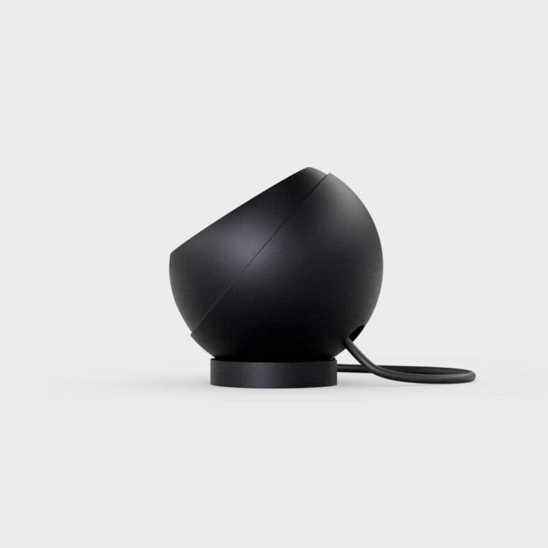 IP44.de Bodenhalterung Shot Ring Deep Black Anwendungsbeispiel