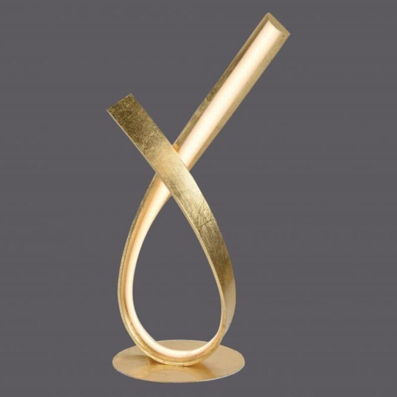 Paul Neuhaus Tischleuchte Linda in Gold Wohnbeispiel