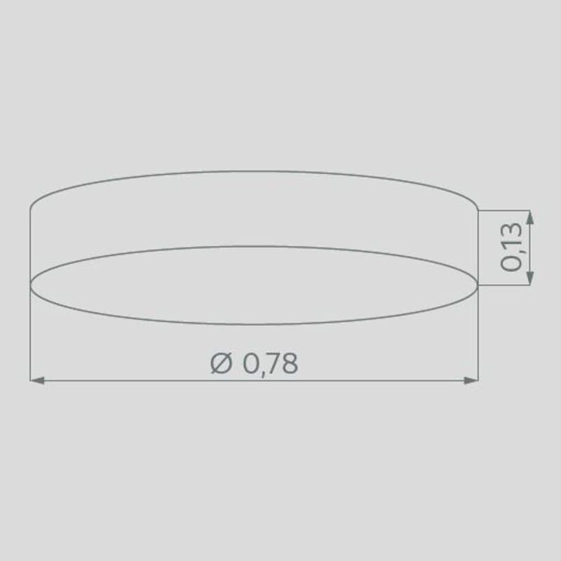 Hunagel Deckenleuchte Alea Maße ø 78 cm