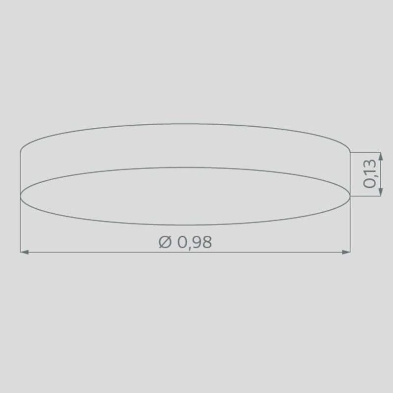 Hunagel Deckenleuchte Alea Maße ø 98 cm