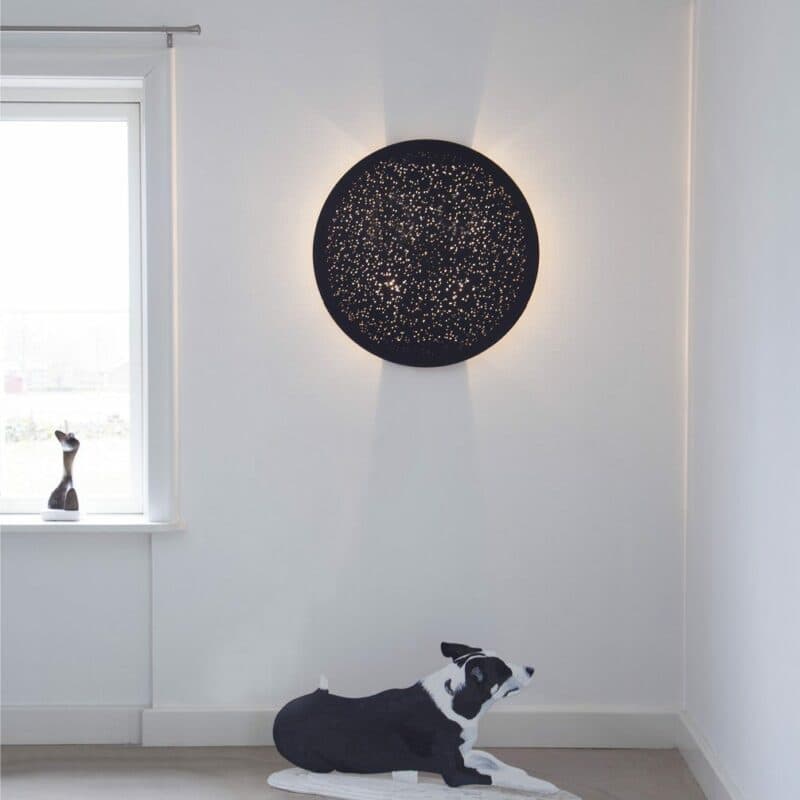 By Rydéns Wandleuchte Colby Schwarz Milieu