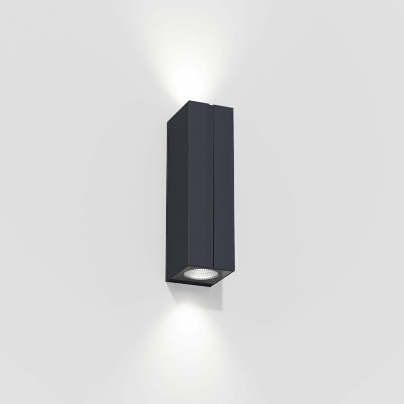 IP44.de Wandaußenleuchte cut in Schwarz