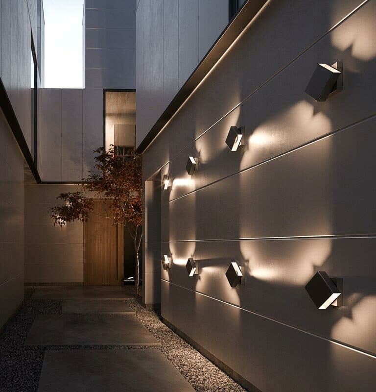Nordlux Wandaußenleuchte Turn Schwarz Milieu