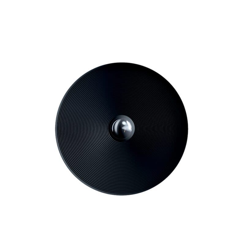 Diesel Living Wand- und Deckenleuchte Vinyl Large in Deep Black
