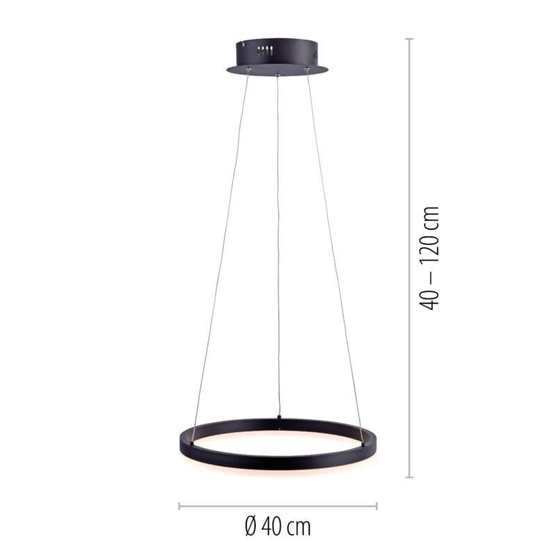 Paul Neuhaus Pendelleuchte Titus 40 cm Maße