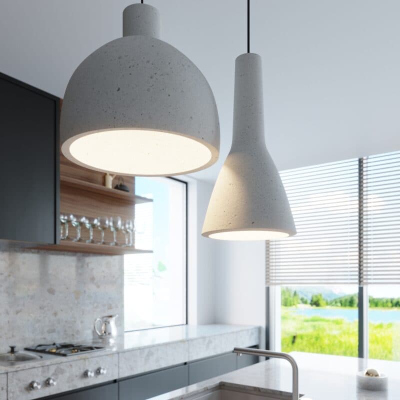 Sollux Lighting Pendelleuchte Damaso & Empoli Beton