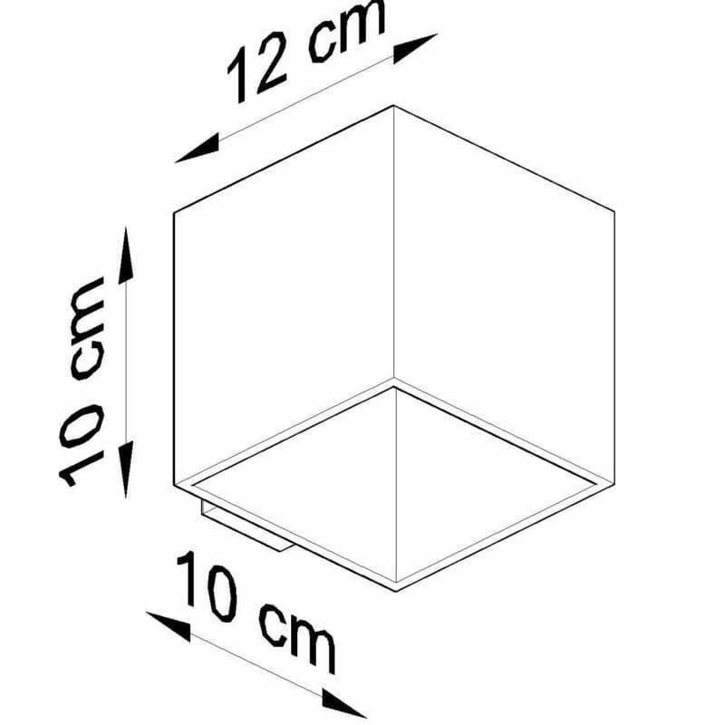 Sollux Lighting Wandleuchte Quad Maße