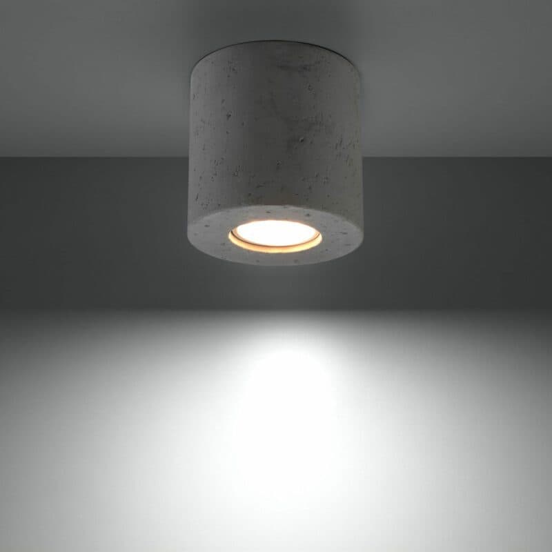 Sollux Lighting Deckenleuchte Orbis Beton