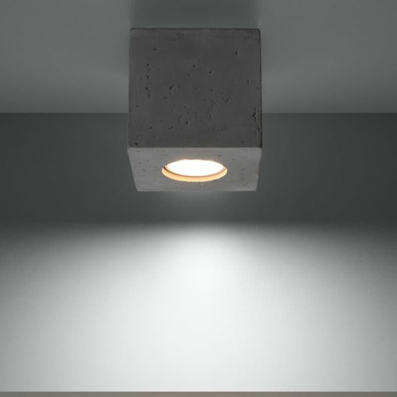 Sollux Lighting Deckenleuchte Quad Beton