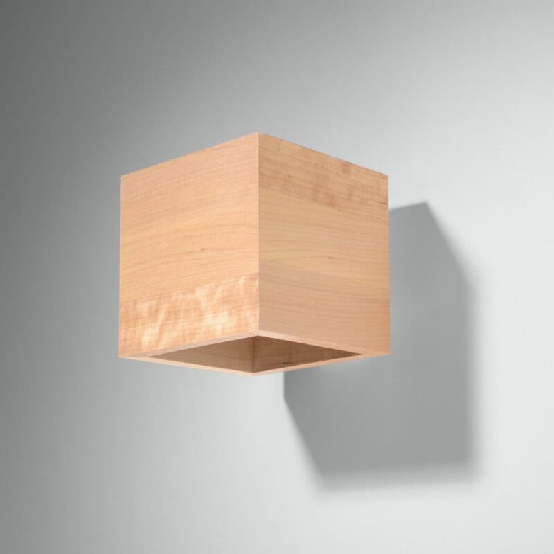 Sollux Lighting Wandleuchte Quad Holz