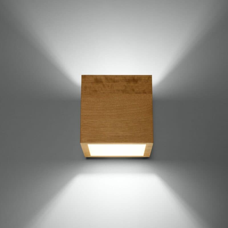 Sollux Lighting Wandleuchte Quad Holz