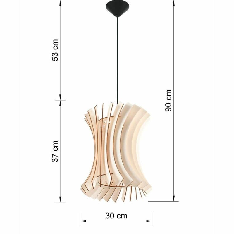 Sollux Lighting Pendelleuchte Oriana Maße