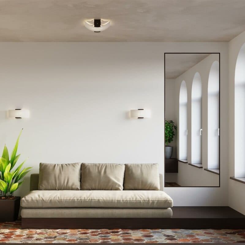 Sollux Lighting Wandleuchte Emilio Wohnzimmer