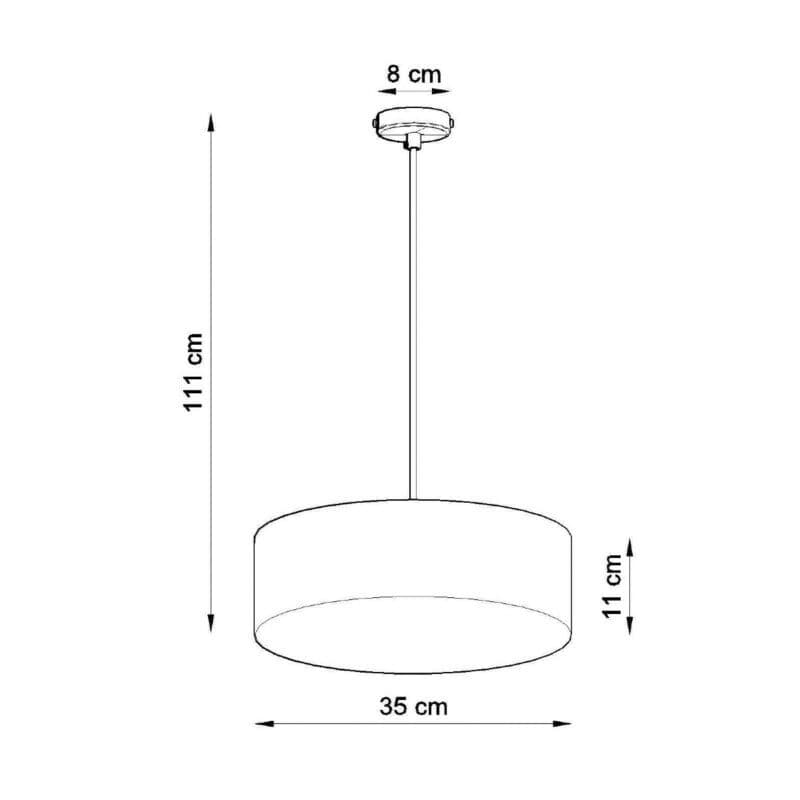 Liadomo Pendelleuchte Arlen mit 35 cm Maße