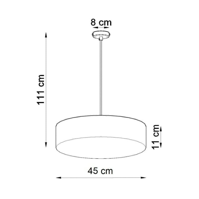 Liadomo Pendelleuchte Arlen mit 45 cm Maße