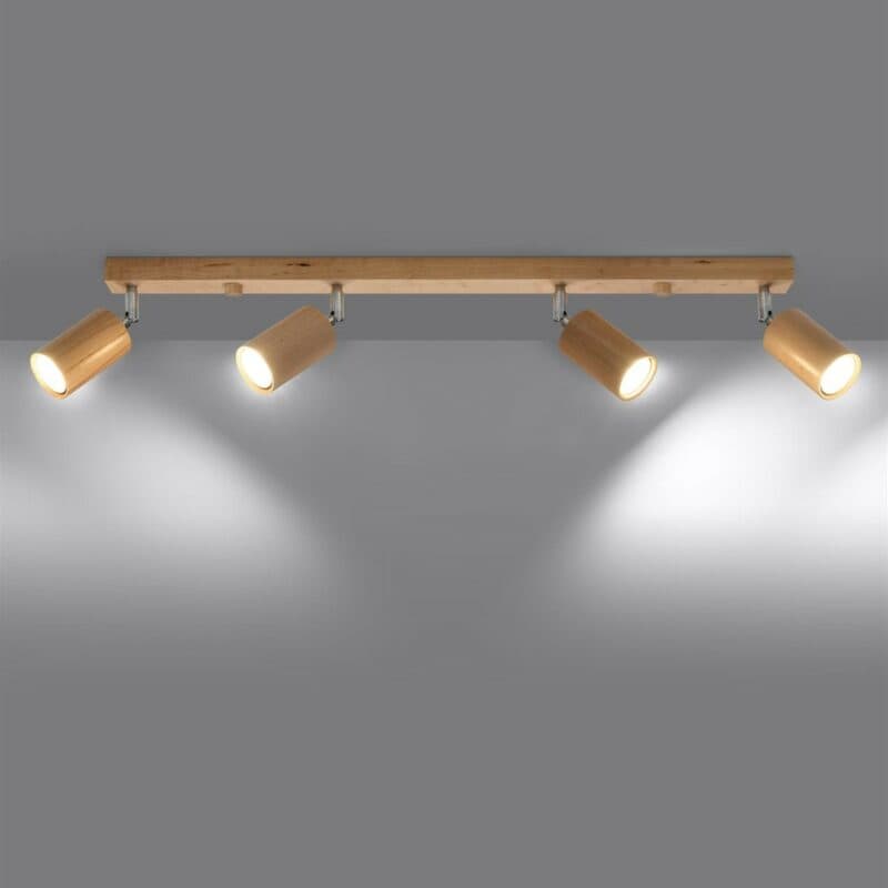 Sollux Lighting Deckenleuchte Berg 4-flammig Wohnbeispiel