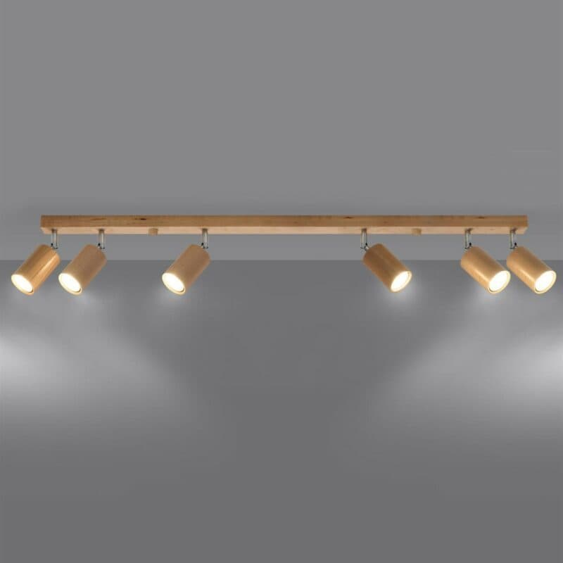 Sollux Lighting Deckenleuchte Berg 6-flammig Wohnbeispiel