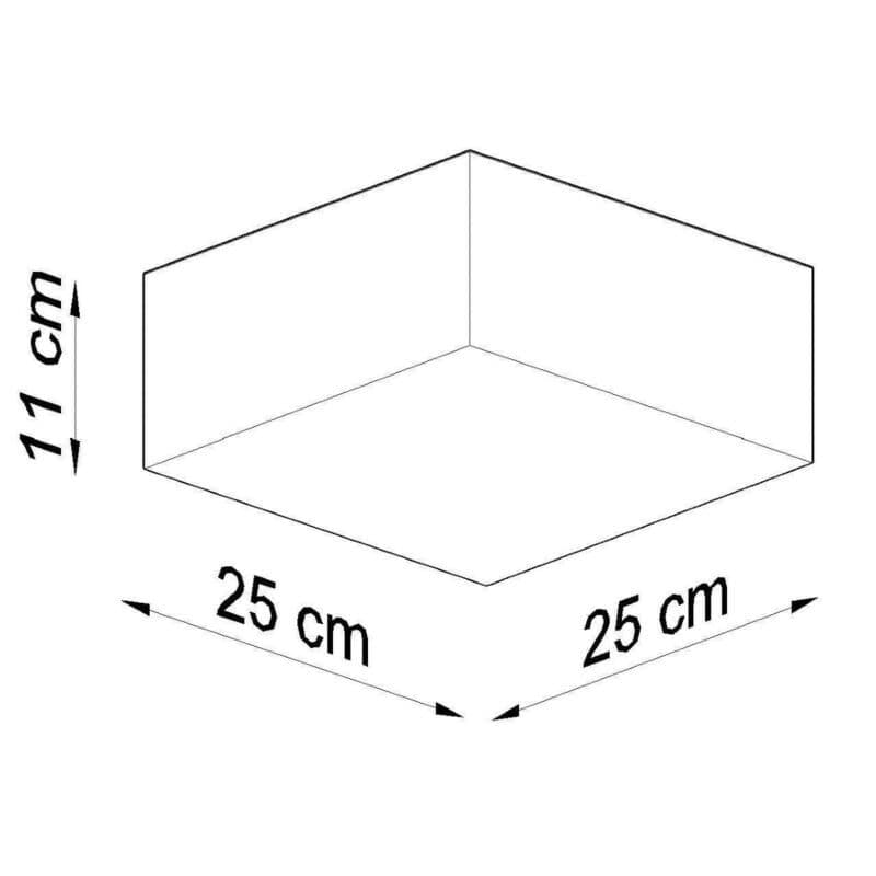 Sollux Deckenleuchte Horus mit 25 cm Maße