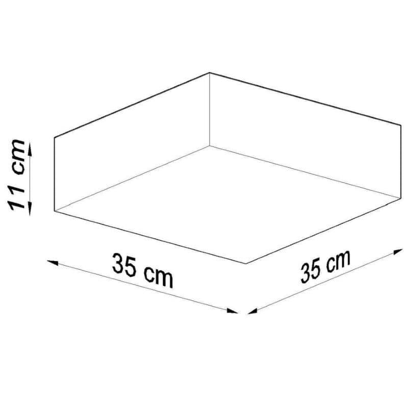Sollux Deckenleuchte Horus mit 35 cm Maße