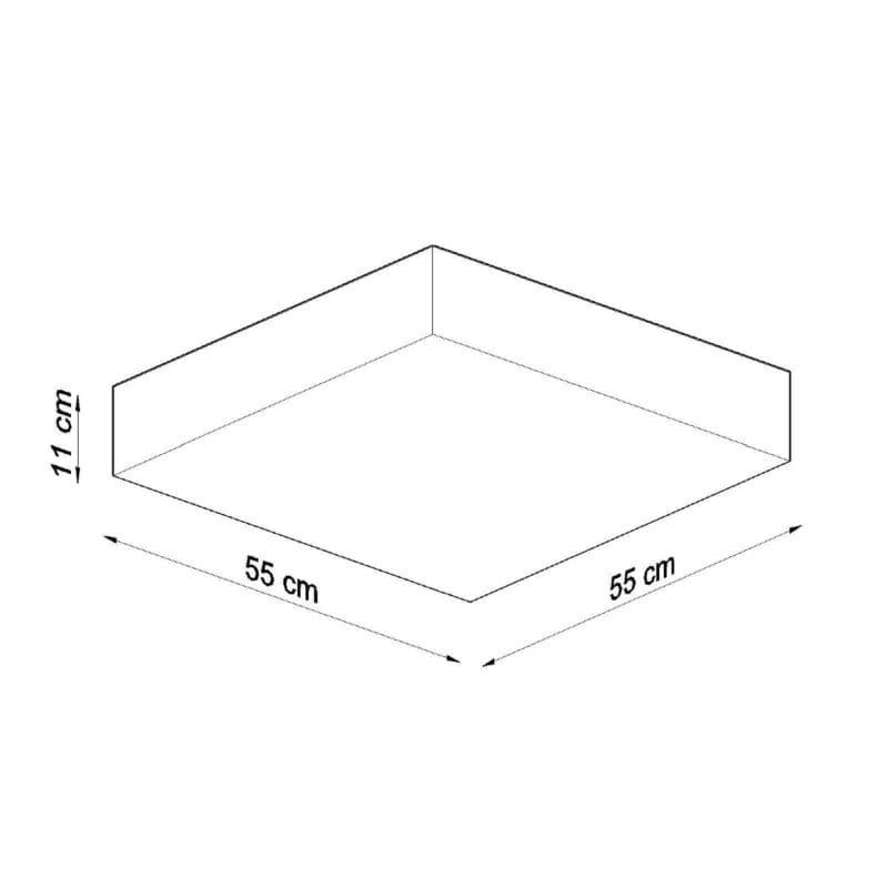 Sollux Deckenleuchte Horus mit 55 cm Maße