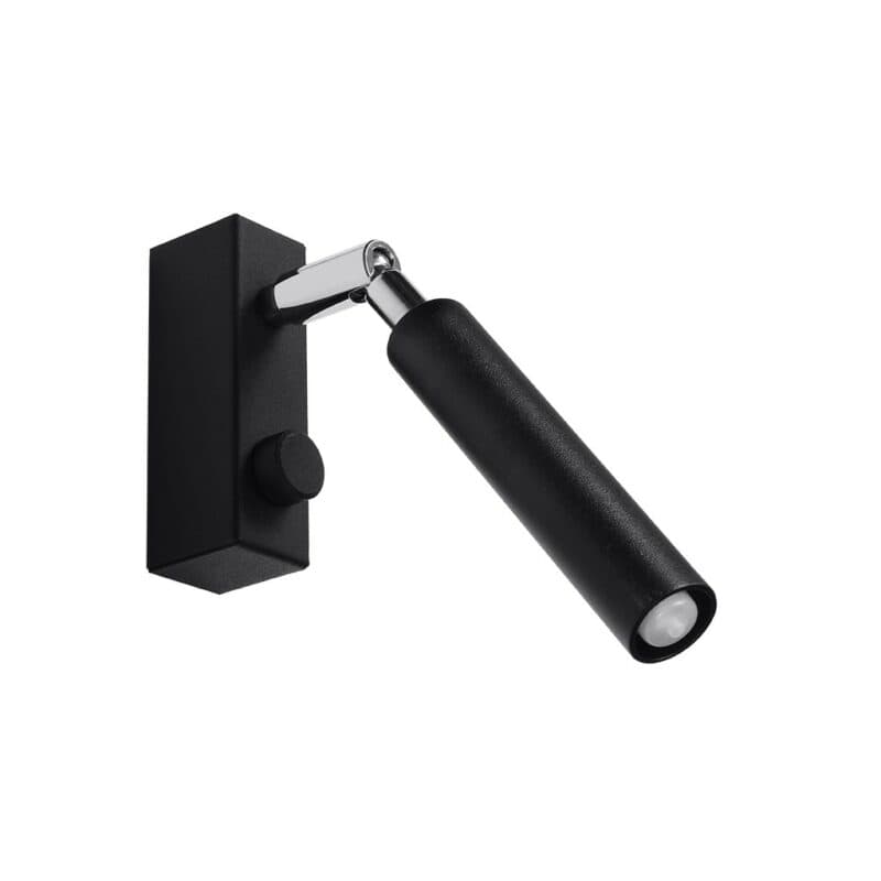 Sollux Lighting Wandleuchte Eyetech 1 in Schwarz