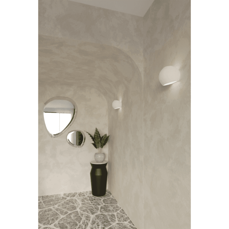 Sollux Lighting Wandleuchte Keramik Globe Wohnzimmer