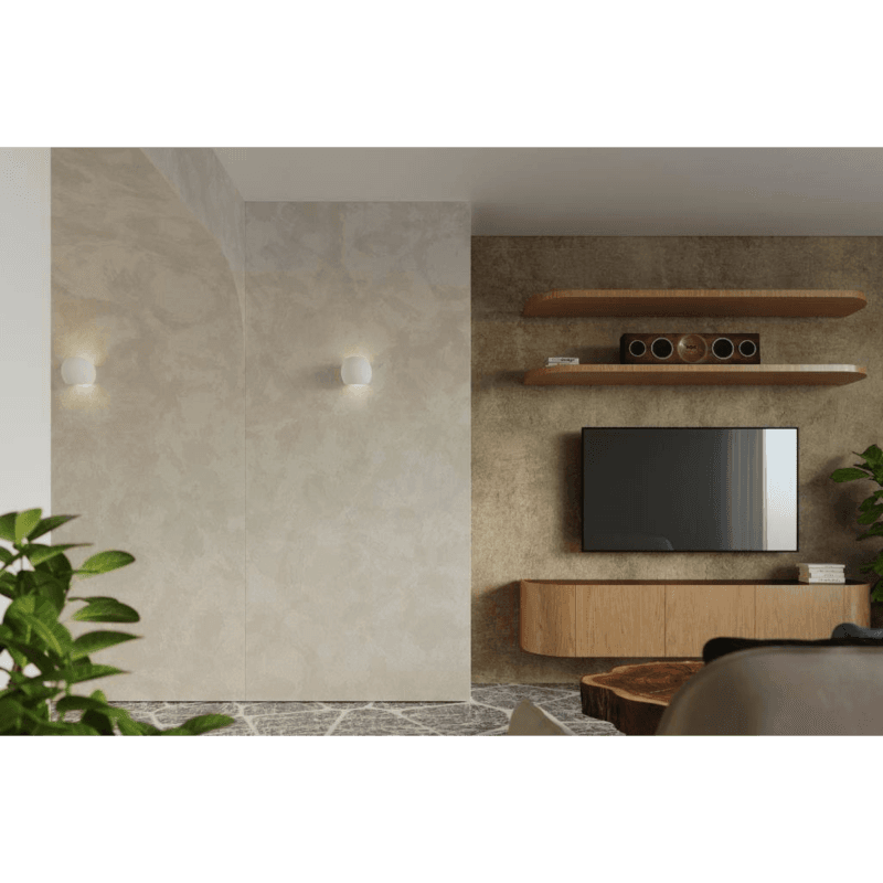 Sollux Lighting Wandleuchte Keramik Globe Wohnzimmer