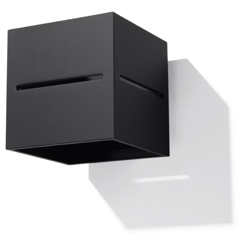 Sollux Lighting Wandleuchte Lobo in Schwarz