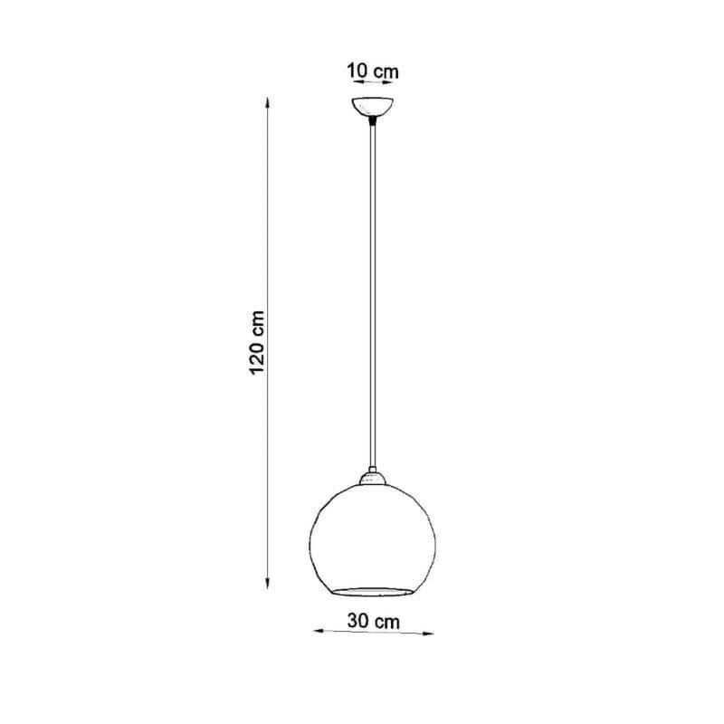 Sollux Lighting Pendelleuchte Ball Maße