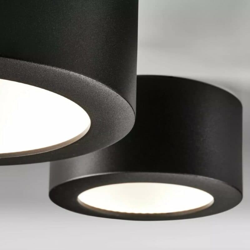 Lupia Licht Pendelleuchte Bowl in Schwarz Detailansicht