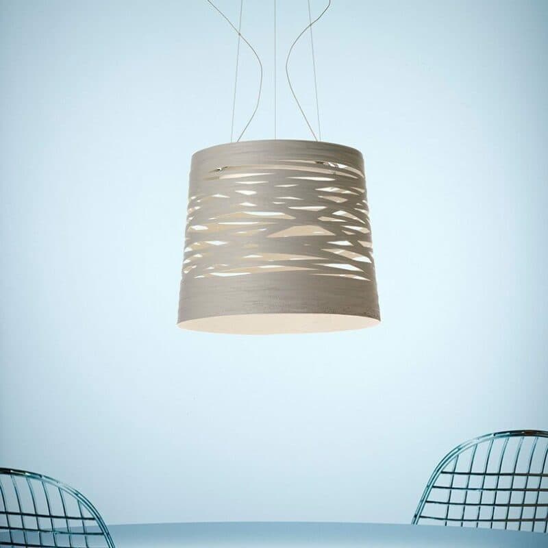 Foscarini Pendelleuchte Tress Grande Greige Milieu