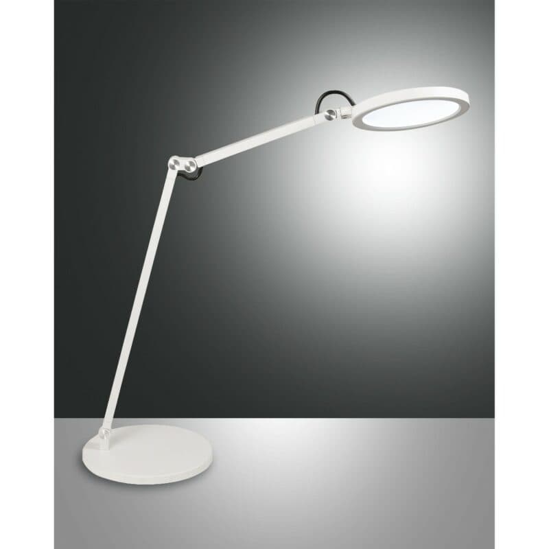 Fabas Luce Tischleuchte Regina in Weiß